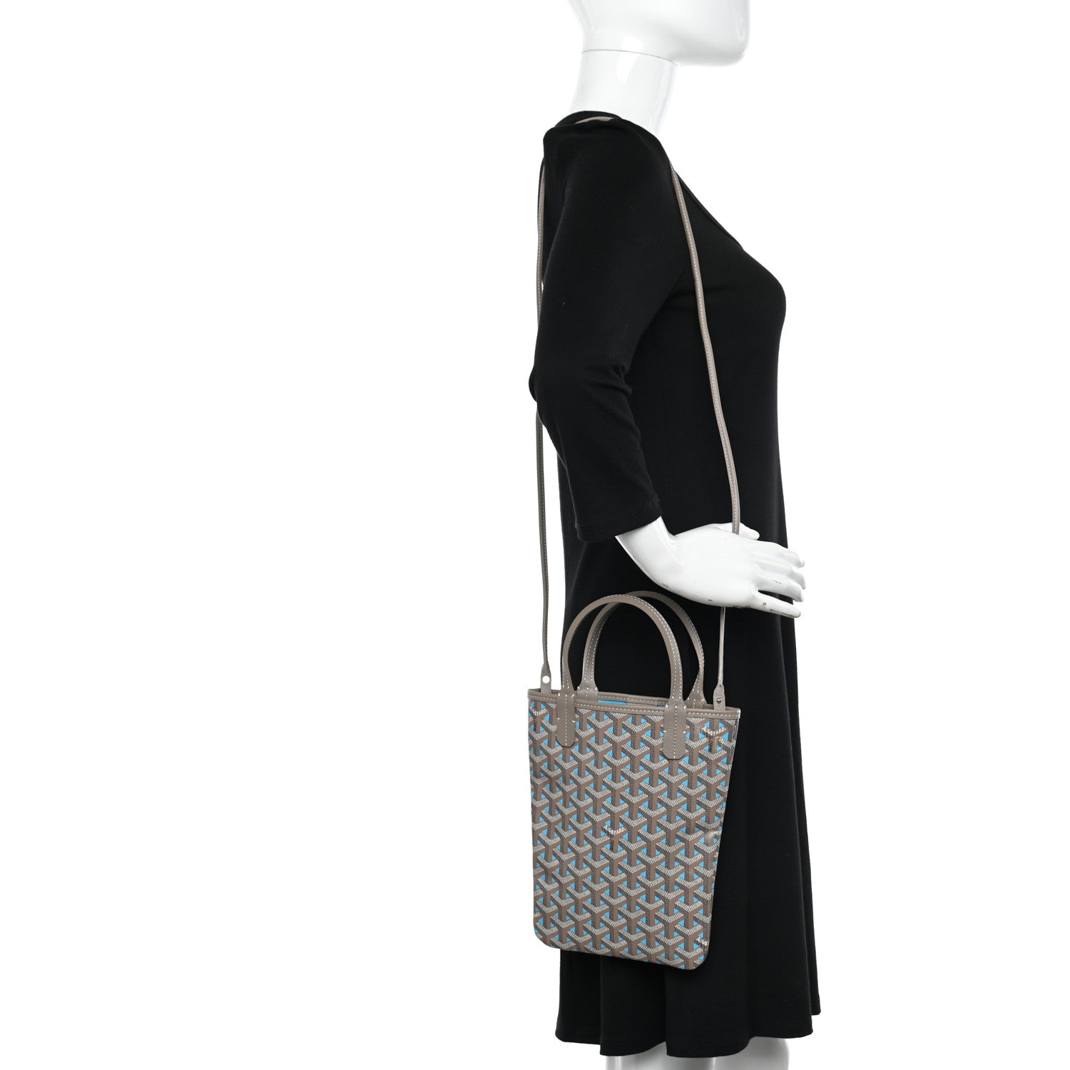 Goyard Goyardine Poitiers Claire Voie Tote Grege Turquoise 2 of 10