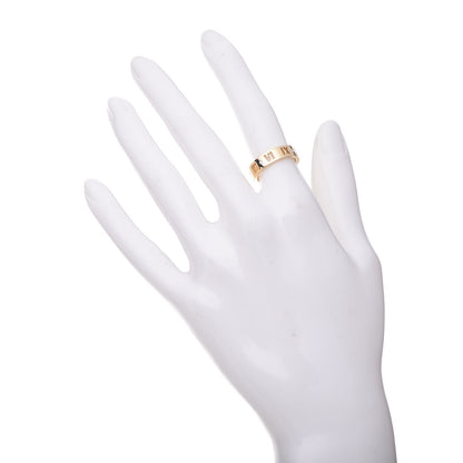 Tiffany 18K Yellow Gold Diamond Atlas Pierced Ring 50 5.25 2 of 5