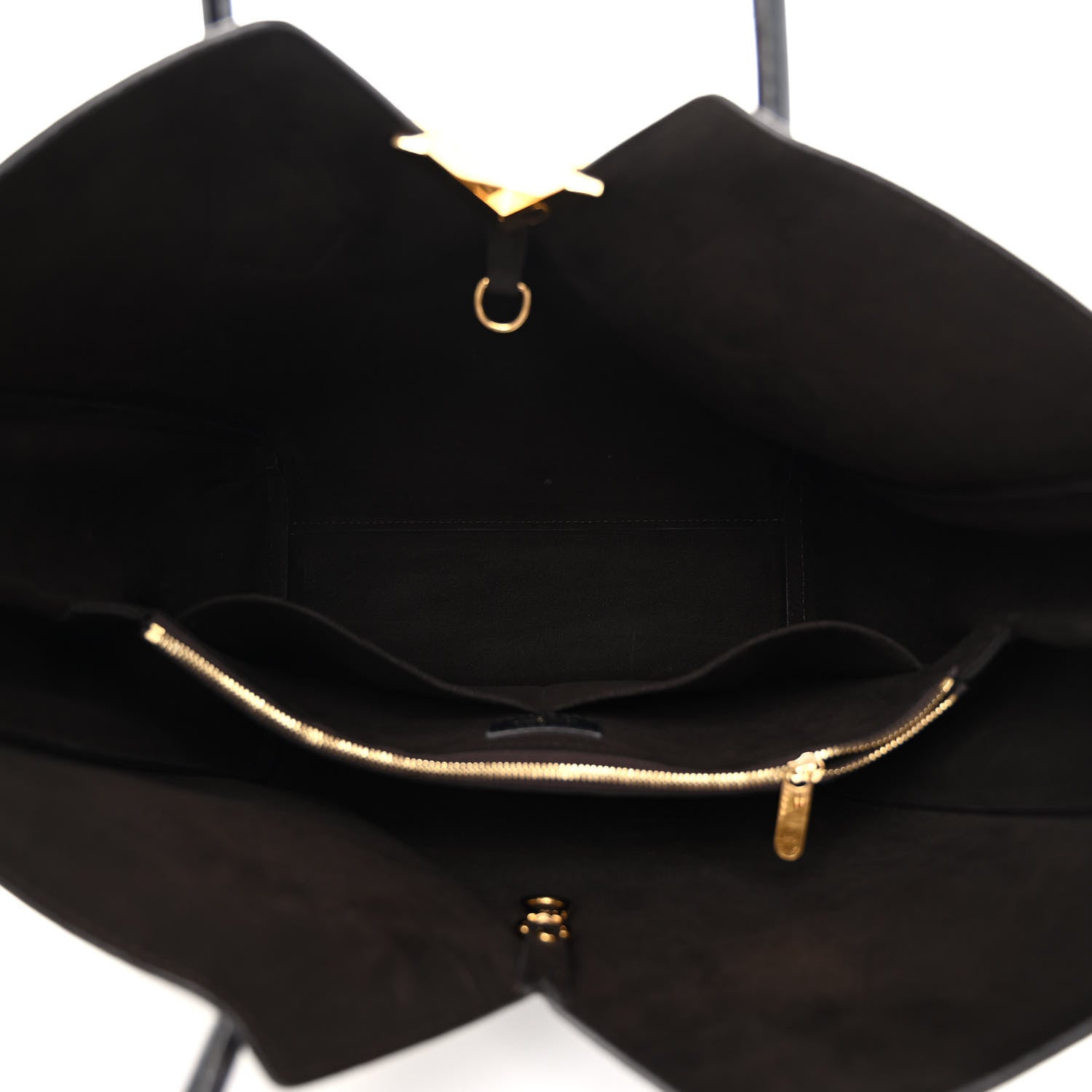Louis Vuitton Calfskin Monogram Kimono Tote Black 5 of 10