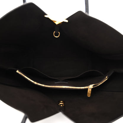 Louis Vuitton Calfskin Monogram Kimono Tote Black 5 of 10