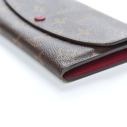 Louis Vuitton Monogram Emilie Wallet Fuchsia 9 of 9