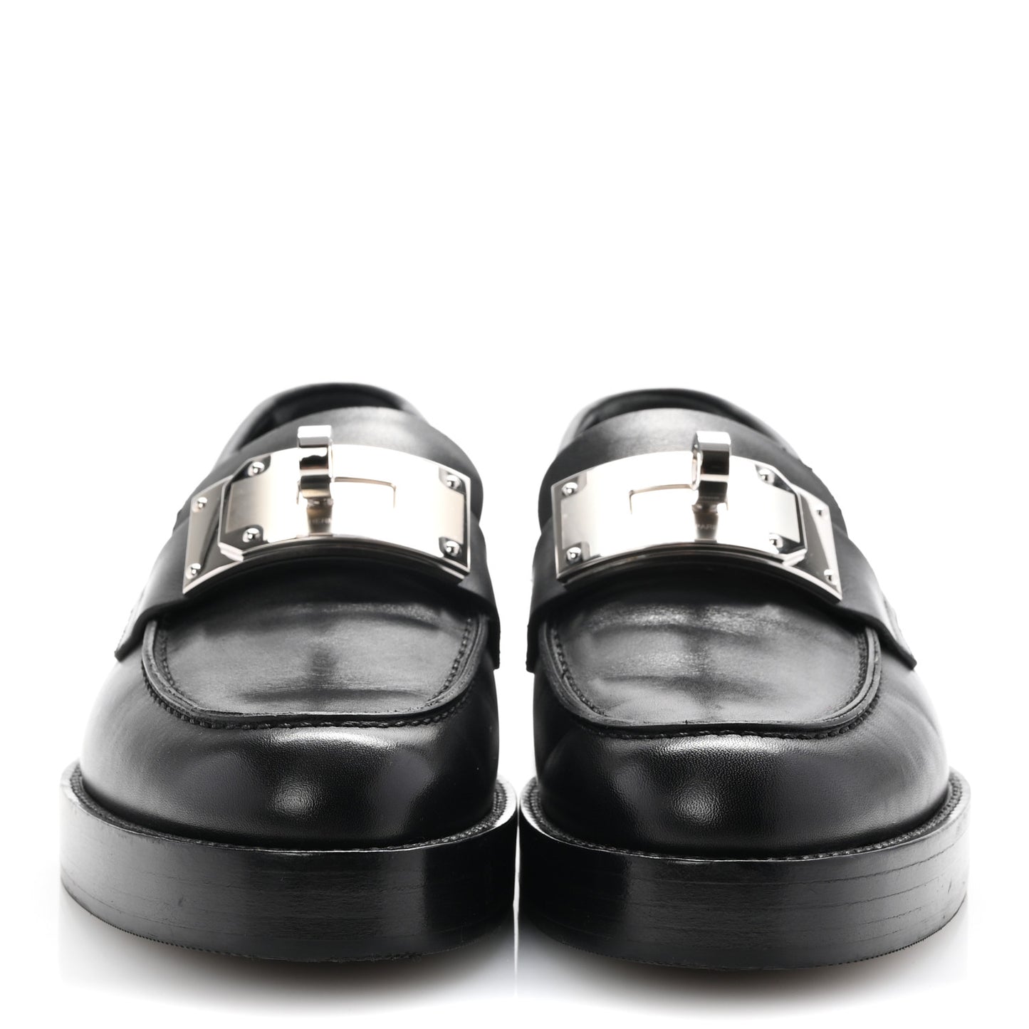 Calfskin Womens Hot Loafer 36 Black