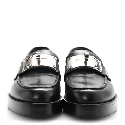 Hermes Calfskin Womens Hot Loafer 36 Black 3 of 11