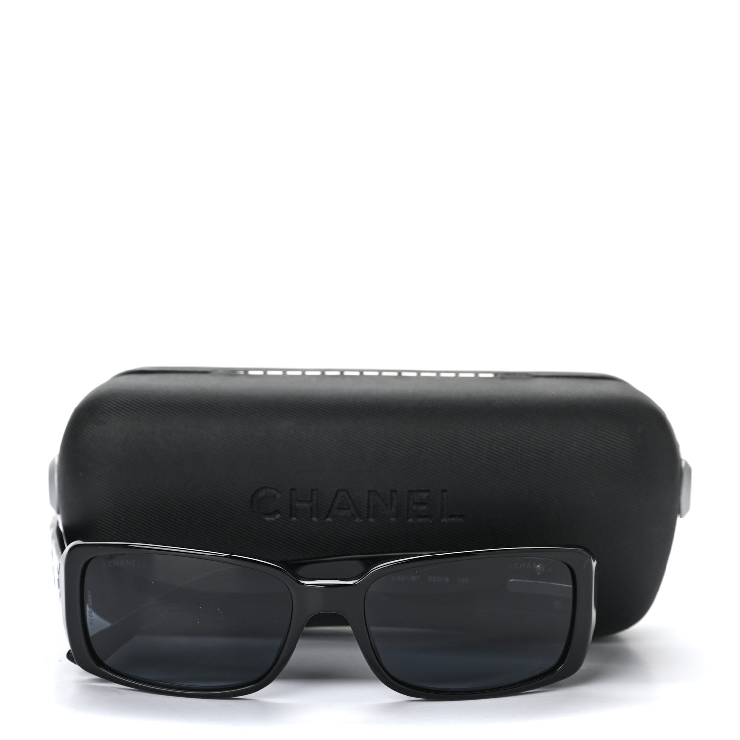 Chanel Camellia CC Sunglasses 5111 Black 7 of 7