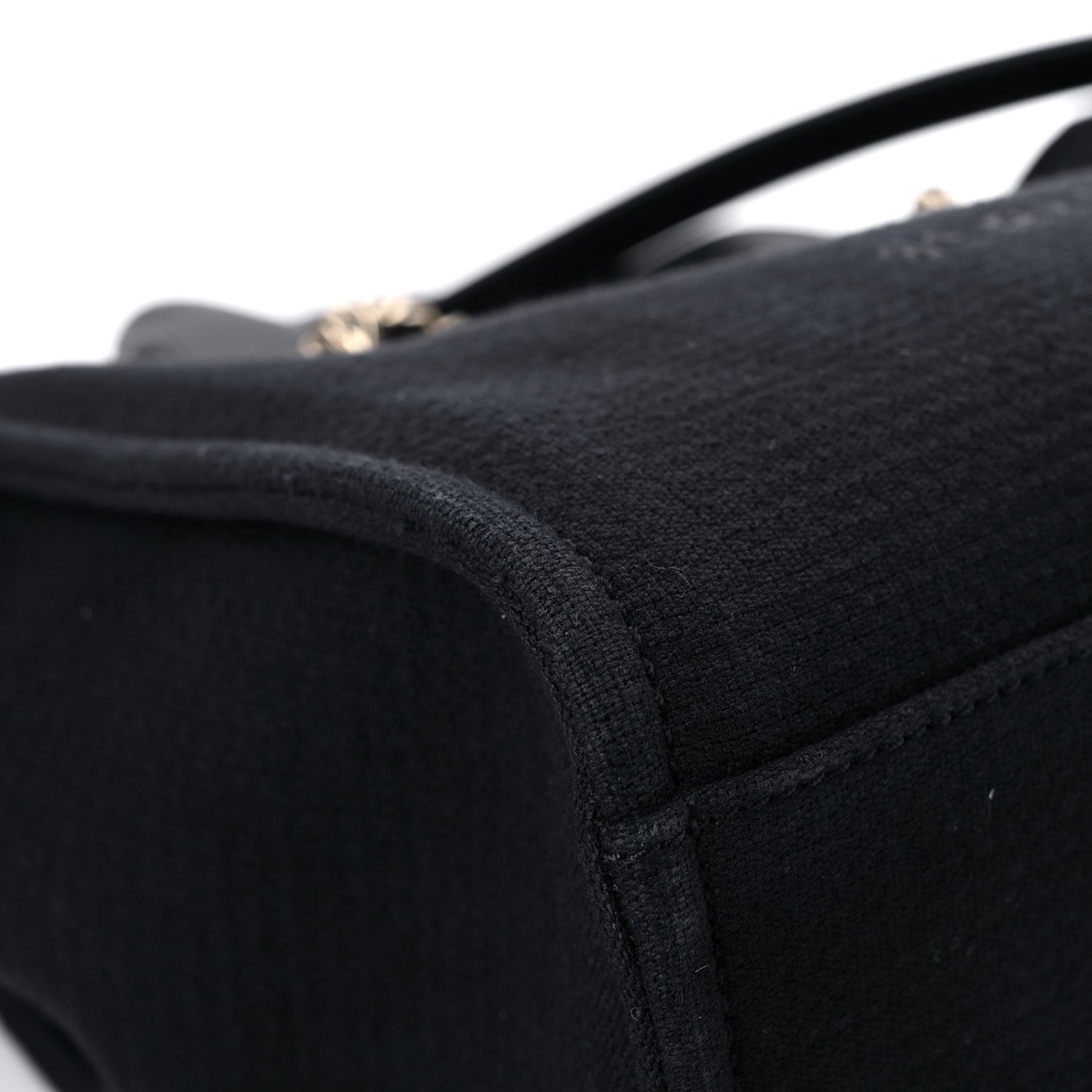 Chanel Mixed Fibers Small Deauville Tote Black 9 of 12