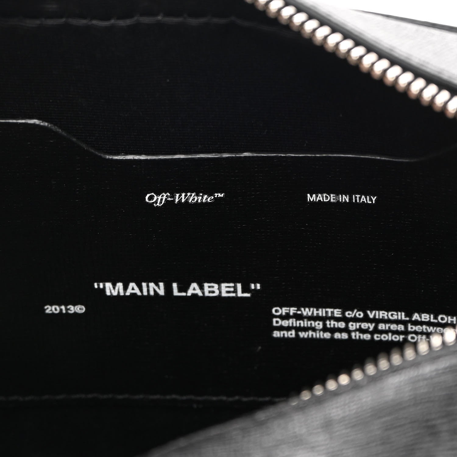 Off-White Calfskin Sculpture Crossbody Bag Black White 6 of 10