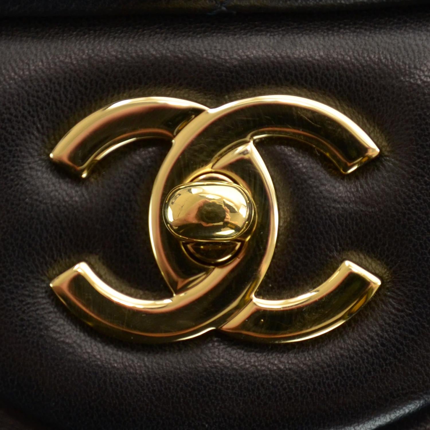 Chanel Lambskin Jumbo Double Flap Black 5 of 10