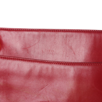 Chanel Lambskin CC Shoulder Bag Red 20 of 20