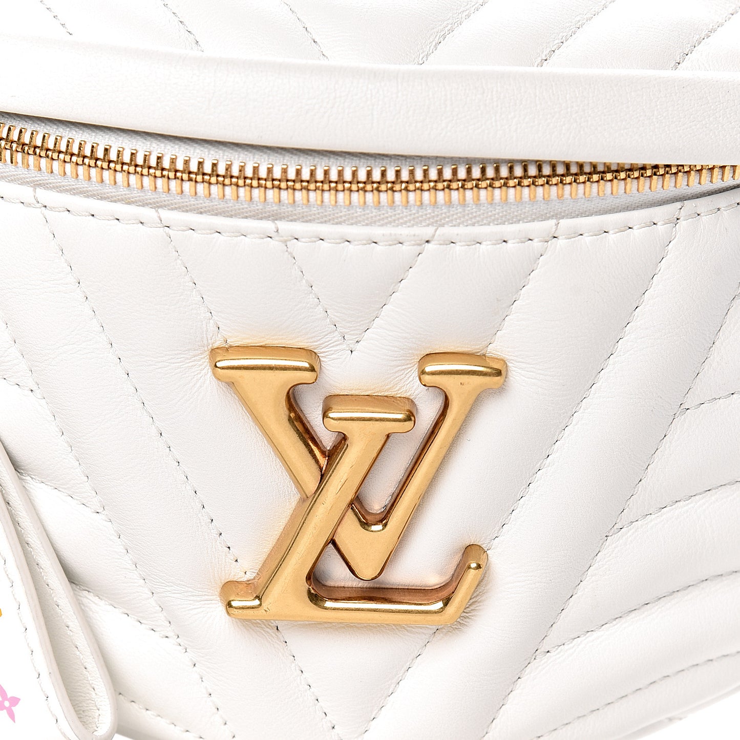 Calfskin New Wave Bumbag Snow