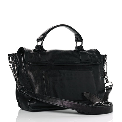 Proenza Schouler Lambskin Tiny PS1 Satchel Black 3 of 9