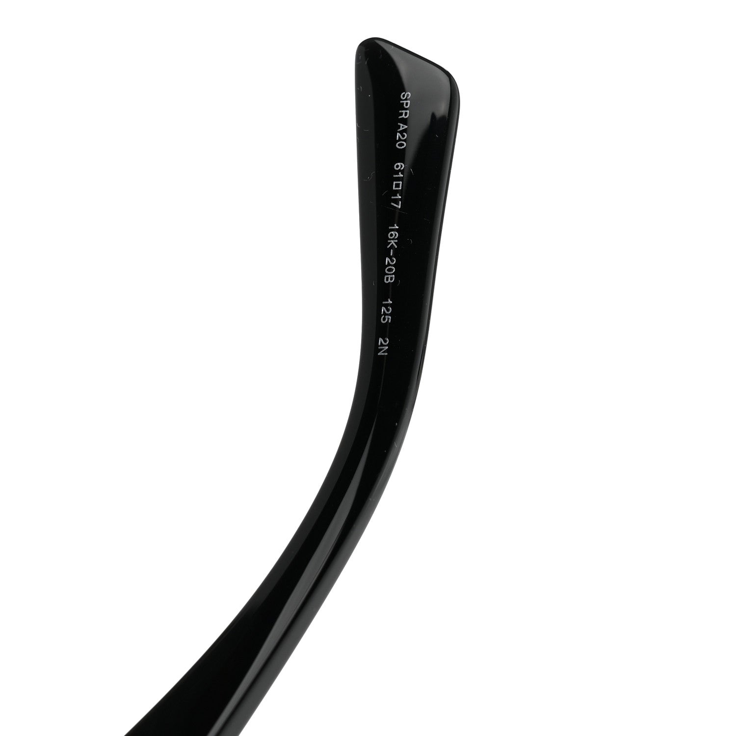 Prada Acetate Oval Sunglasses SPR A20 Black 7 of 9