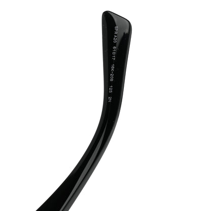 Prada Acetate Oval Sunglasses SPR A20 Black 7 of 9