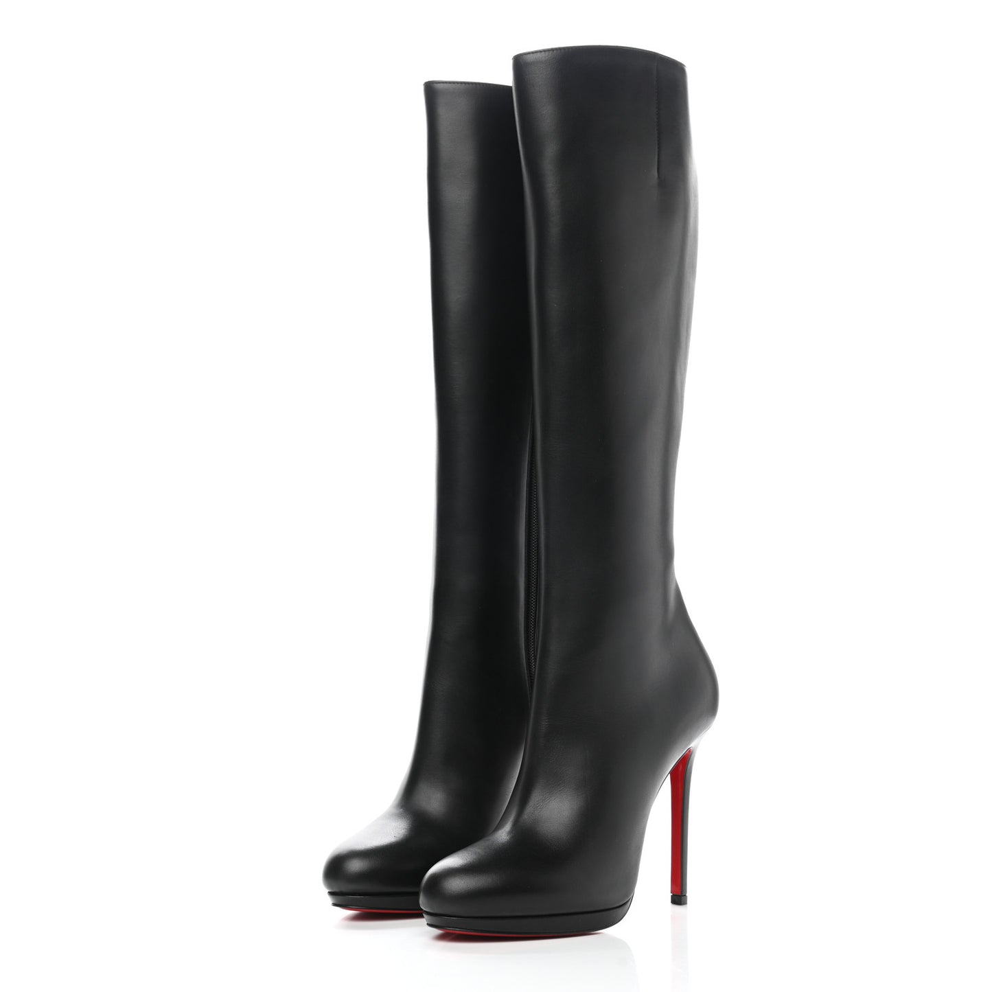 Calfskin Botalili 120 Tall Boots 39 Black