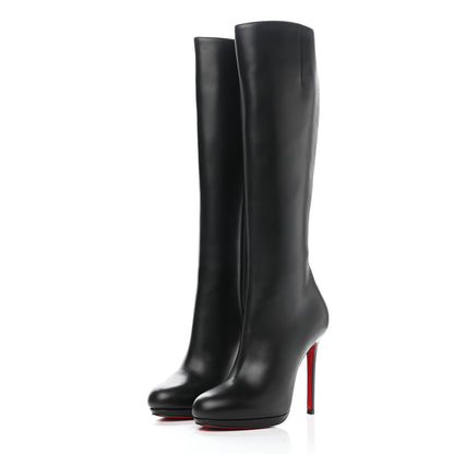 Christian Louboutin Calfskin Botalili 120 Tall Boots 39 Black 3 of 8