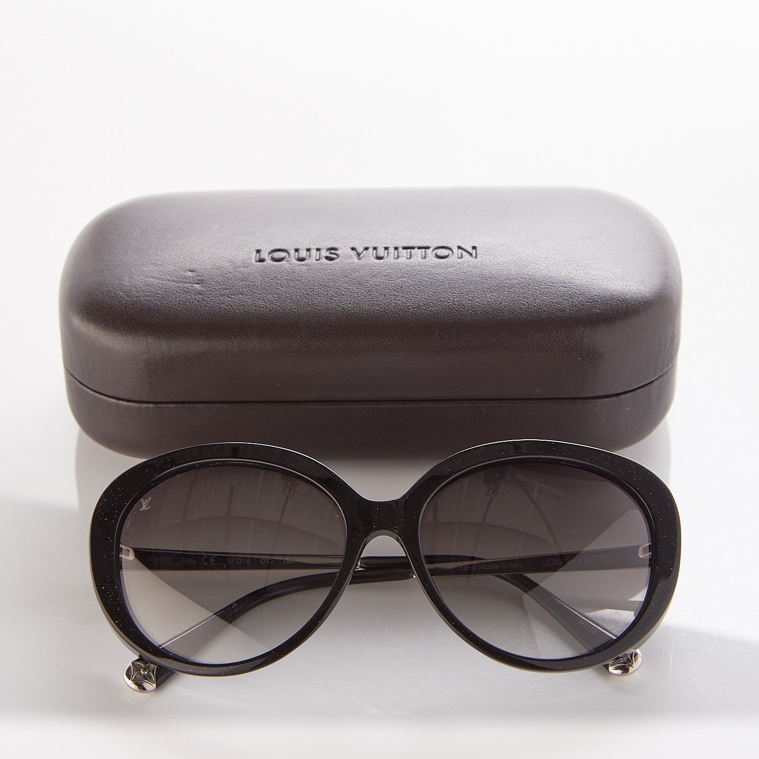 Louis Vuitton Bluebell Sunglasses Z0693W Black Glitter 7 of 7