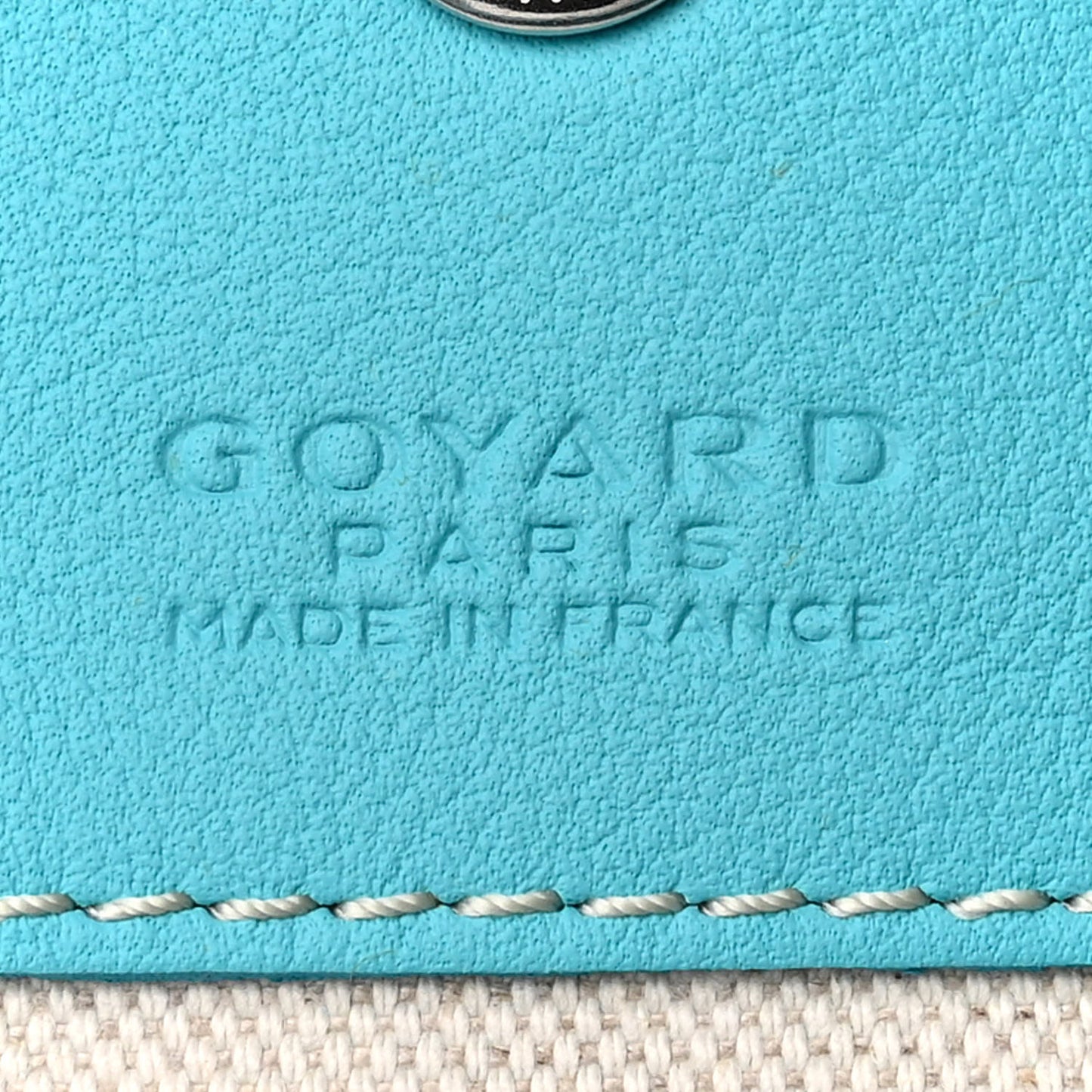 Goyardine Saint Louis GM Balise Beach Towel Set Turquoise