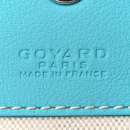 Goyard Goyardine Saint Louis GM Balise Beach Towel Set Turquoise 7 of 9