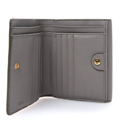 Chloe Grained Calfskin Marcie Square Wallet Cashmere Grey 6 of 10