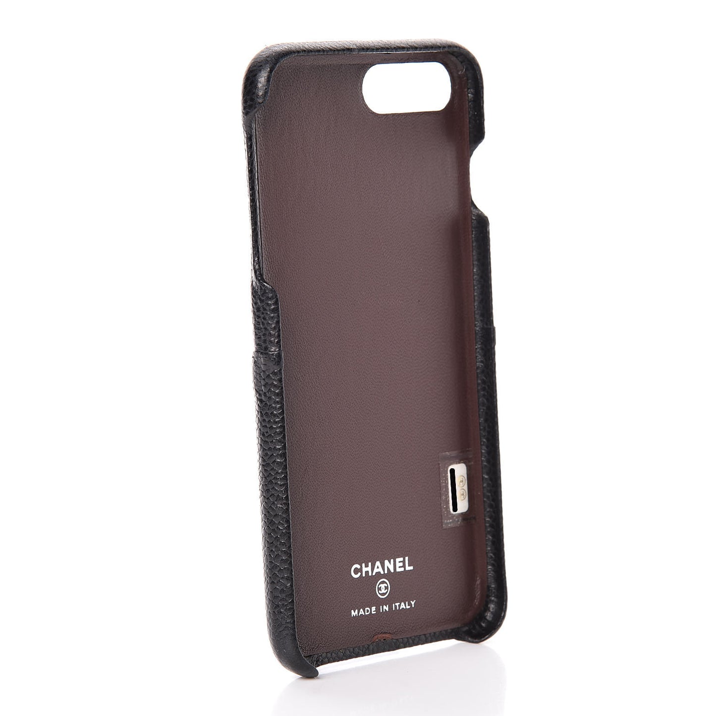 Caviar Quilted iPhone 8 Plus Coco Tech Case Black