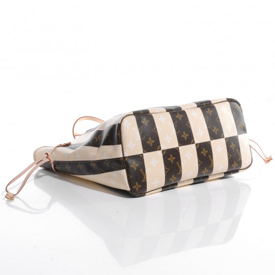 Louis Vuitton Monogram Rayures Neverfull MM 5 of 8