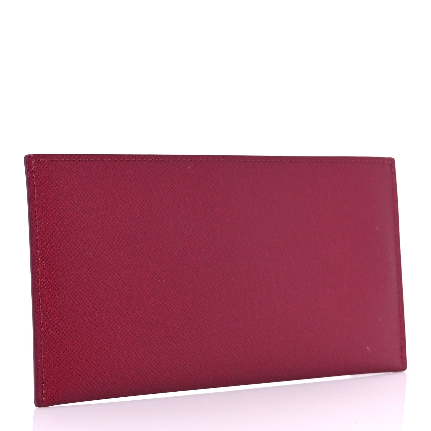 Calfskin Felicie Card Holder Insert Fuchsia