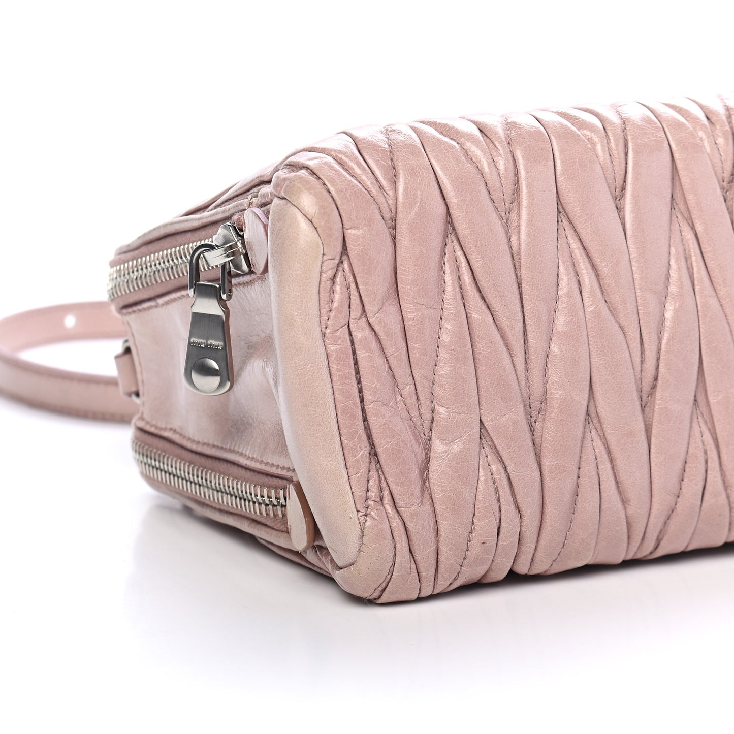 Nappa Matelasse Lux Mini Crossbody Tote Mughetto