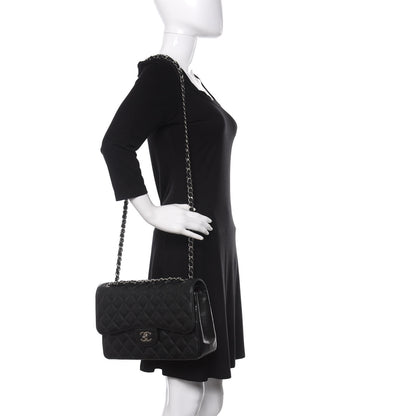 Chanel Caviar Quilted Jumbo Double Flap Black 3 of 11
