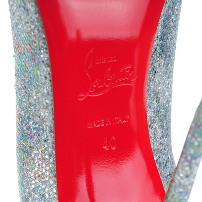 Christian Louboutin Glitter So Kate 120 Pumps 40 Solaria 6 of 8