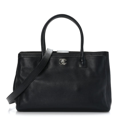 Chanel Calfskin Cerf Executive Shopper Tote Black 1 of 9