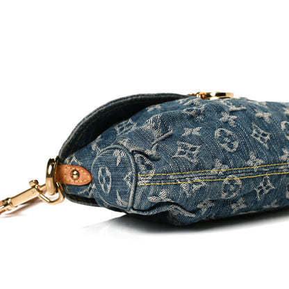 Louis Vuitton Monogram Denim Mini Pleaty Blue 8 of 10