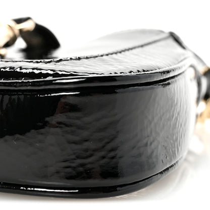 Gucci Crinkled Patent Mini Jackie Notte Bag Black 10 of 10