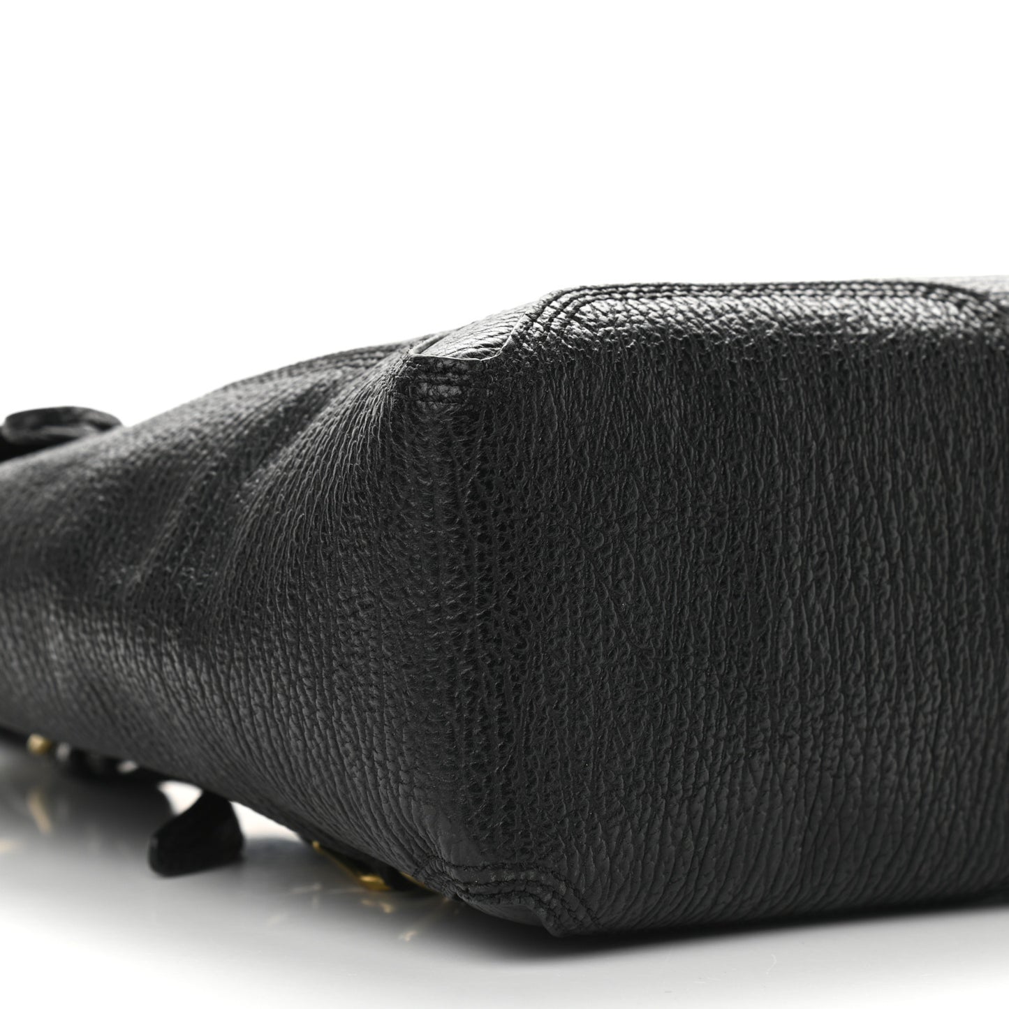 Textured Calfskin Pashli Backpack Black