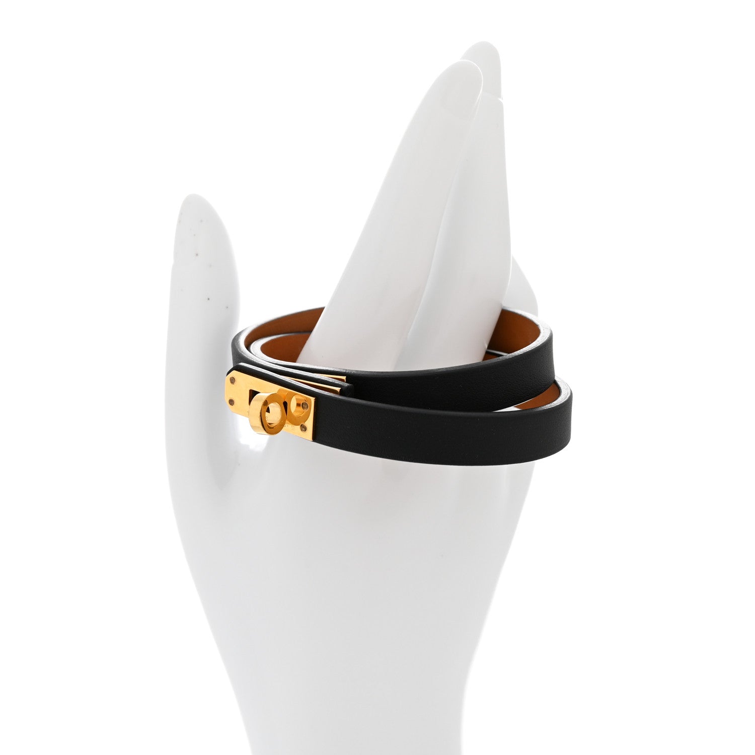 Hermes Swift Mini Kelly Double Tour Bracelet T4 Black 2 of 6