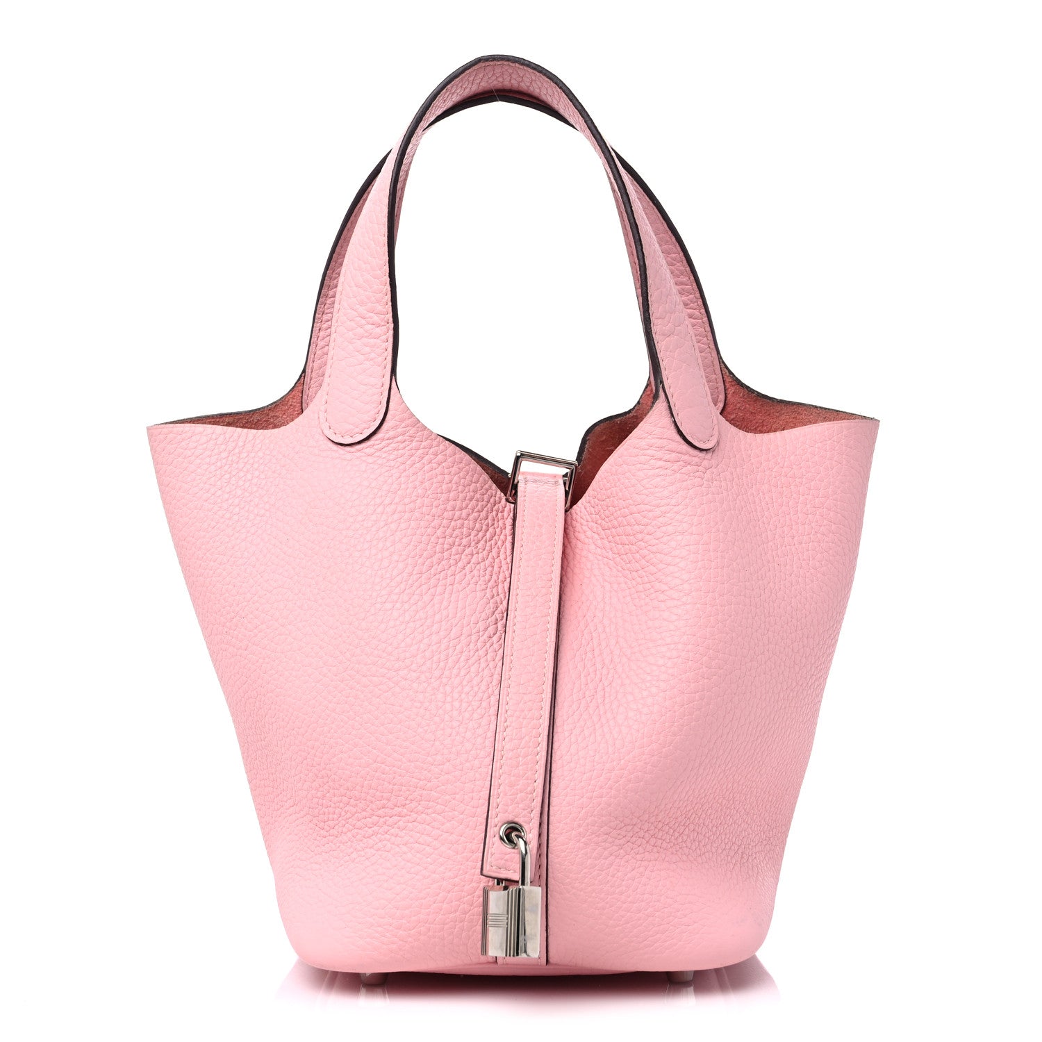 Hermes Taurillon Clemence Picotin Lock 18 PM Rose Sakura 1 of 12