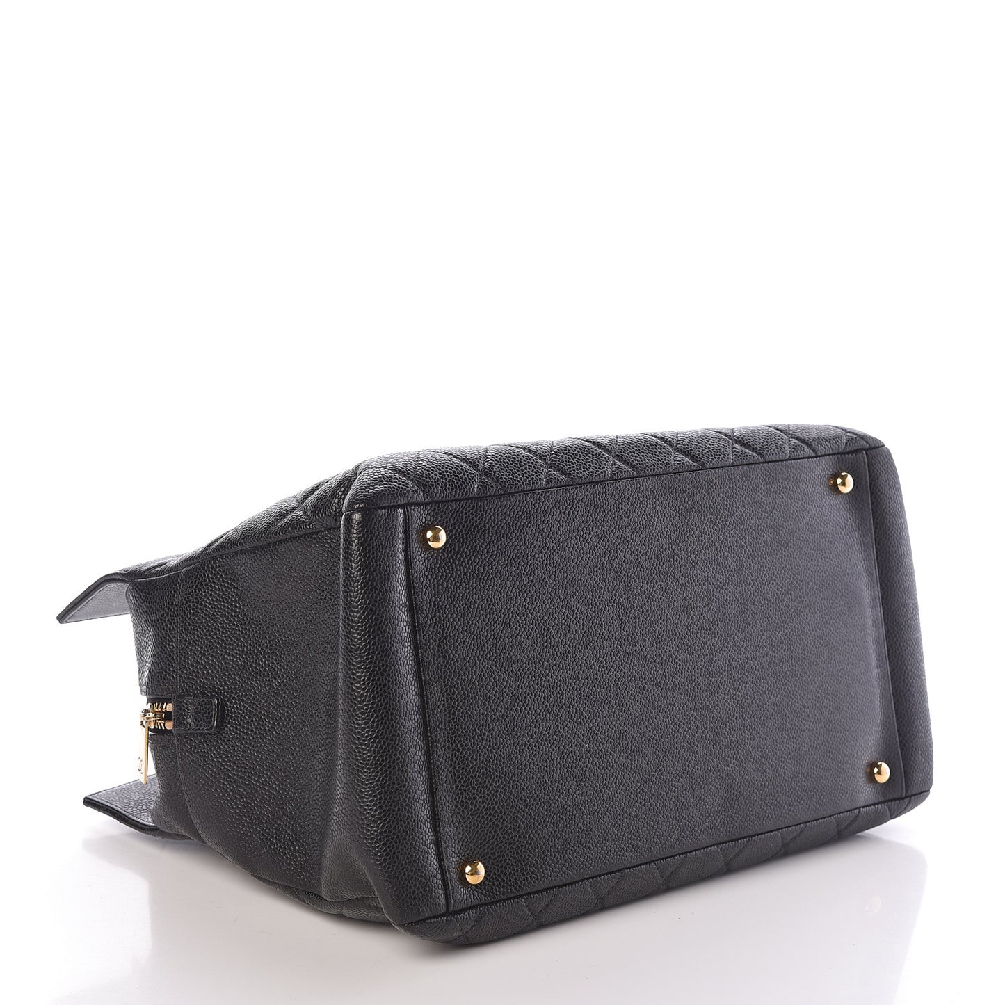 Caviar Quilted Grand Timeless Tote GTT Black