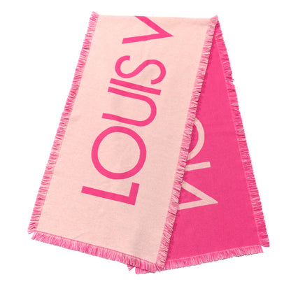 Louis Vuitton Wool Cashmere Echarpes Team Scarf Pink 2 of 4