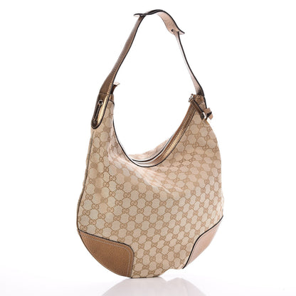 Gucci Monogram Large Princy Hobo Metallic Bronze 3 of 7