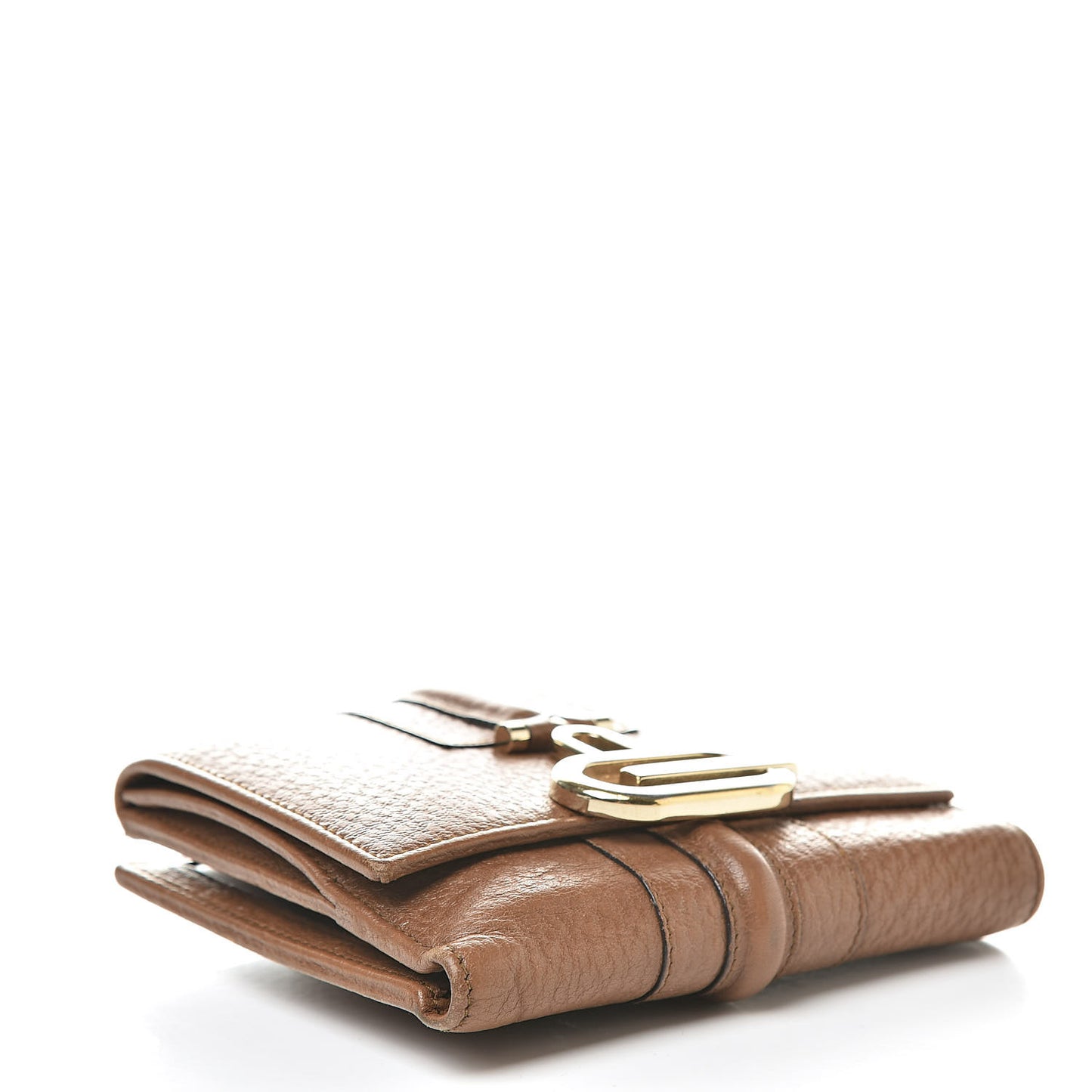 Calfskin French Junco Wallet Light Brown