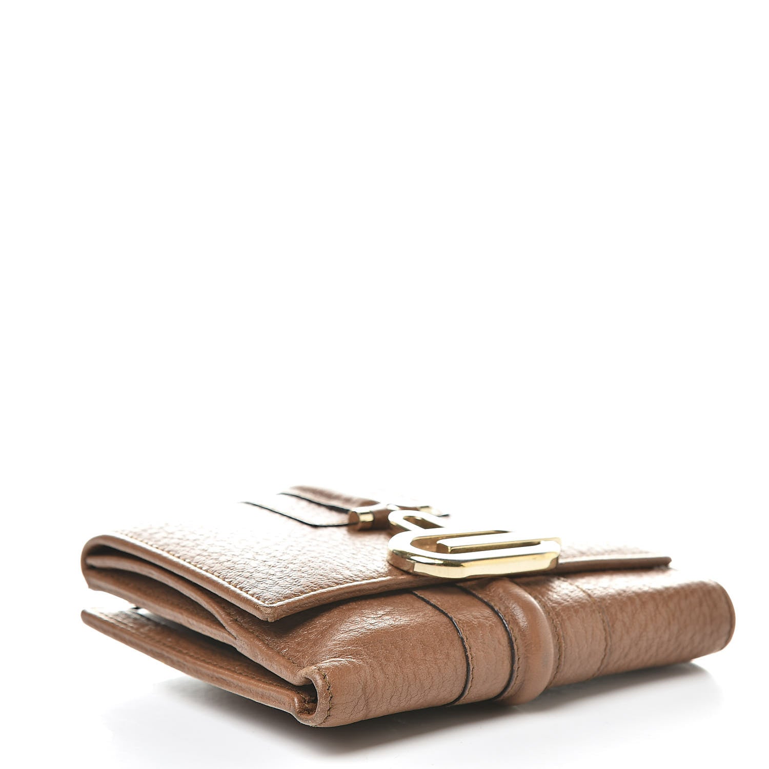 Gucci Calfskin French Junco Wallet Light Brown 4 of 12