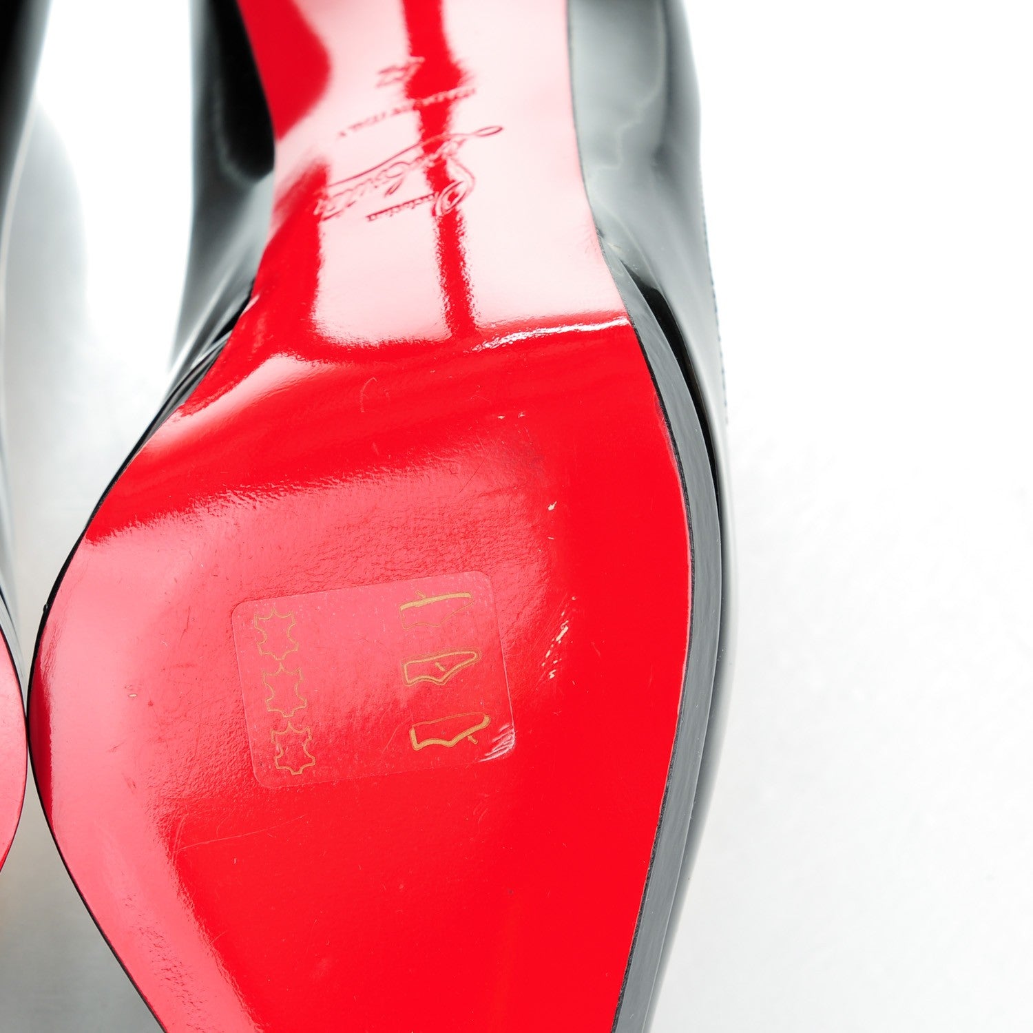 Christian Louboutin Patent Pigalle Plato 120 Pumps 42 Black 9 of 10