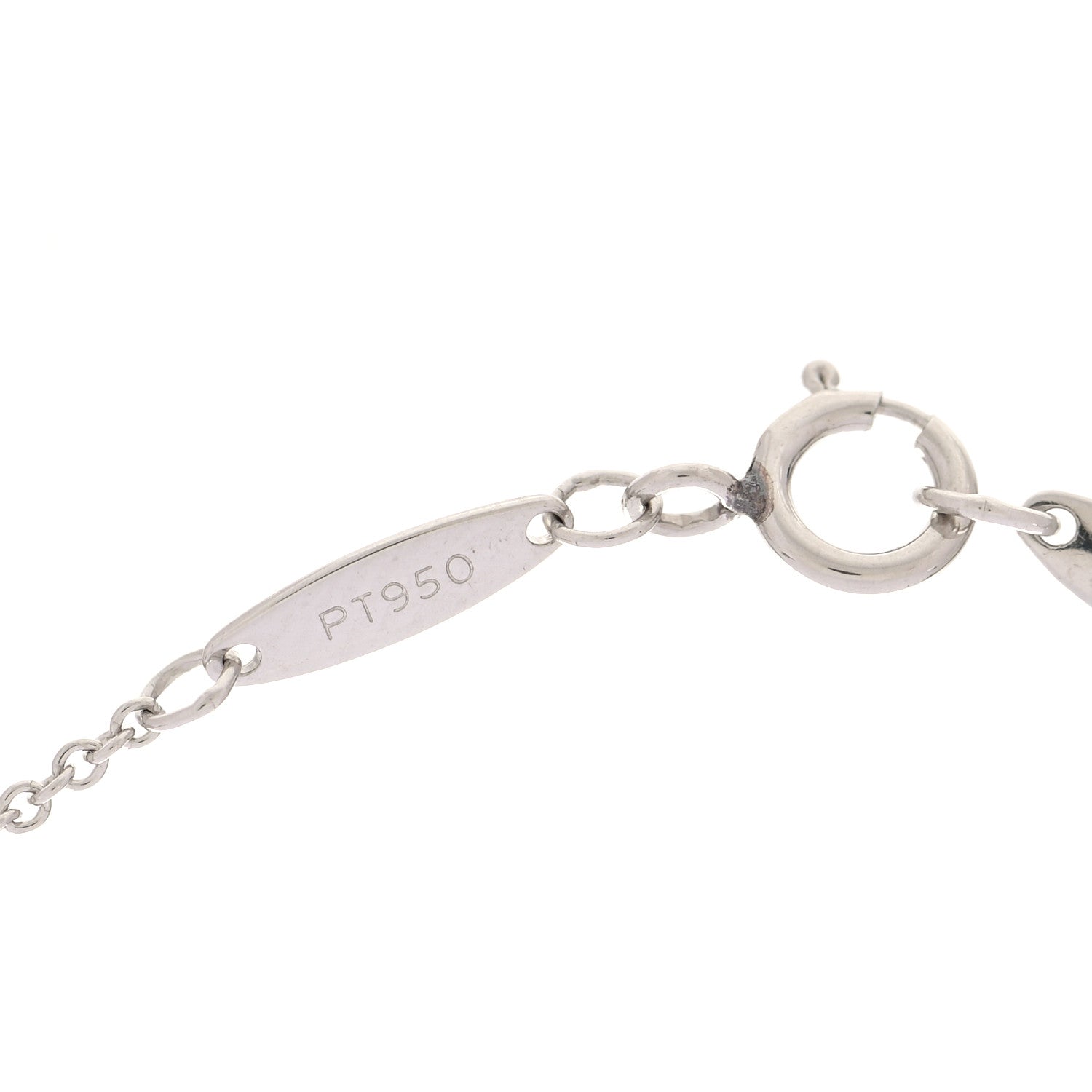 Tiffany Platinum Diamond .14ct Elsa Peretti Diamonds by the Yard Pendant Necklace 5 of 6