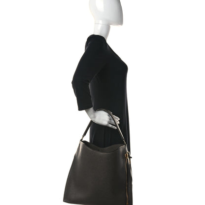 Tom Ford Pebbled Calfskin Alix Padlock Zip Hobo Bag Brown 2 of 10