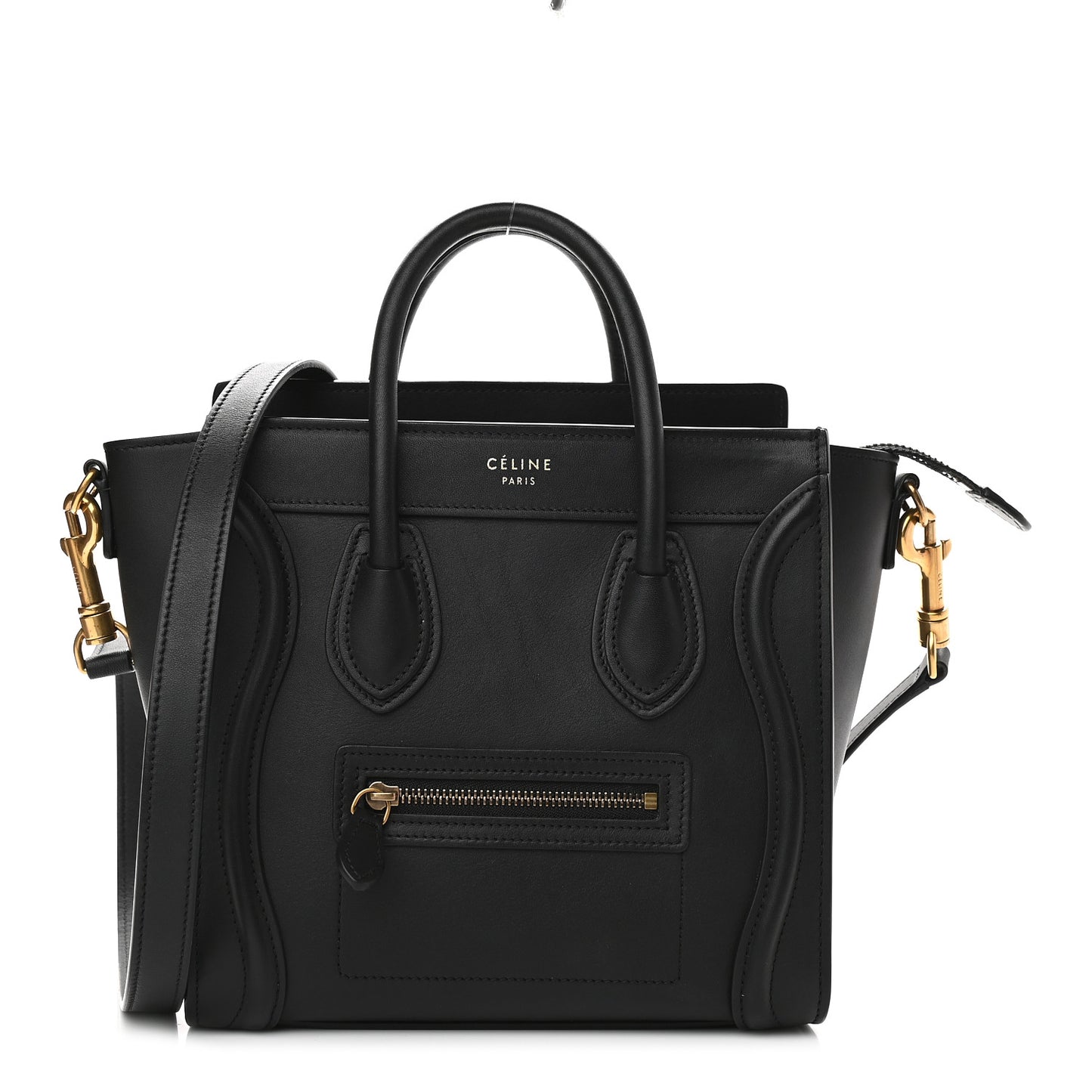 Smooth Calfskin Nano Luggage Black