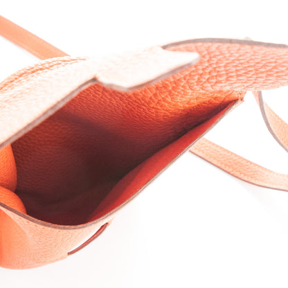 Hermes Togo Amelie Flat Pochette Orange 7 of 7