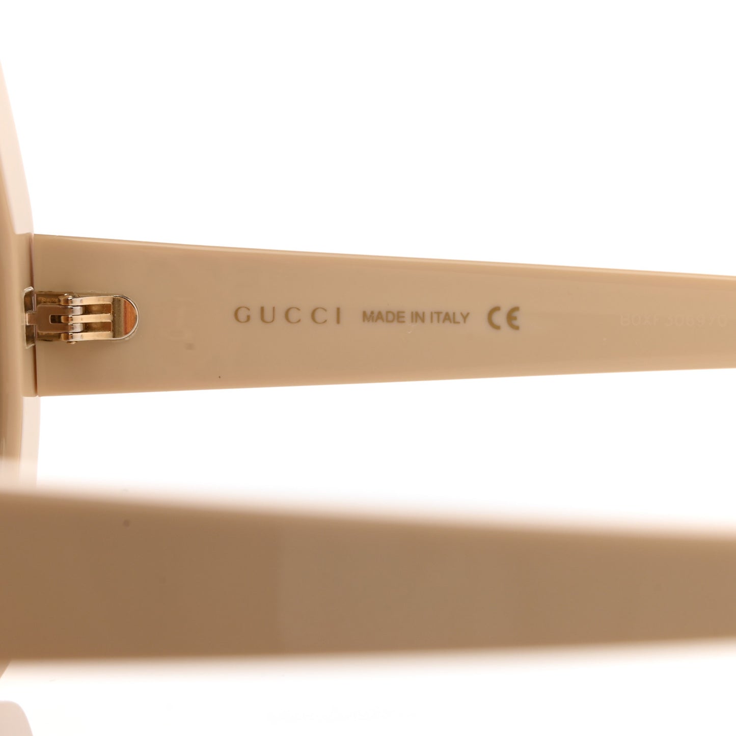 Acetate Square Sunglasses GG0772S White