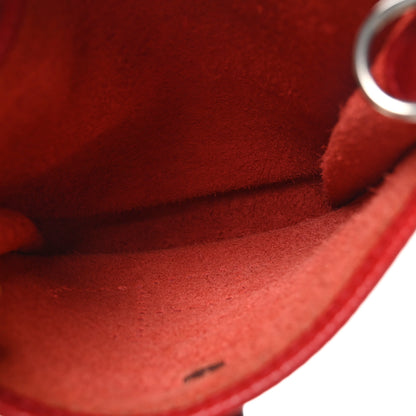 Hermes Taurillon Clemence Amazone Evelyne TPM Rouge Casaque Crevette 5 of 10