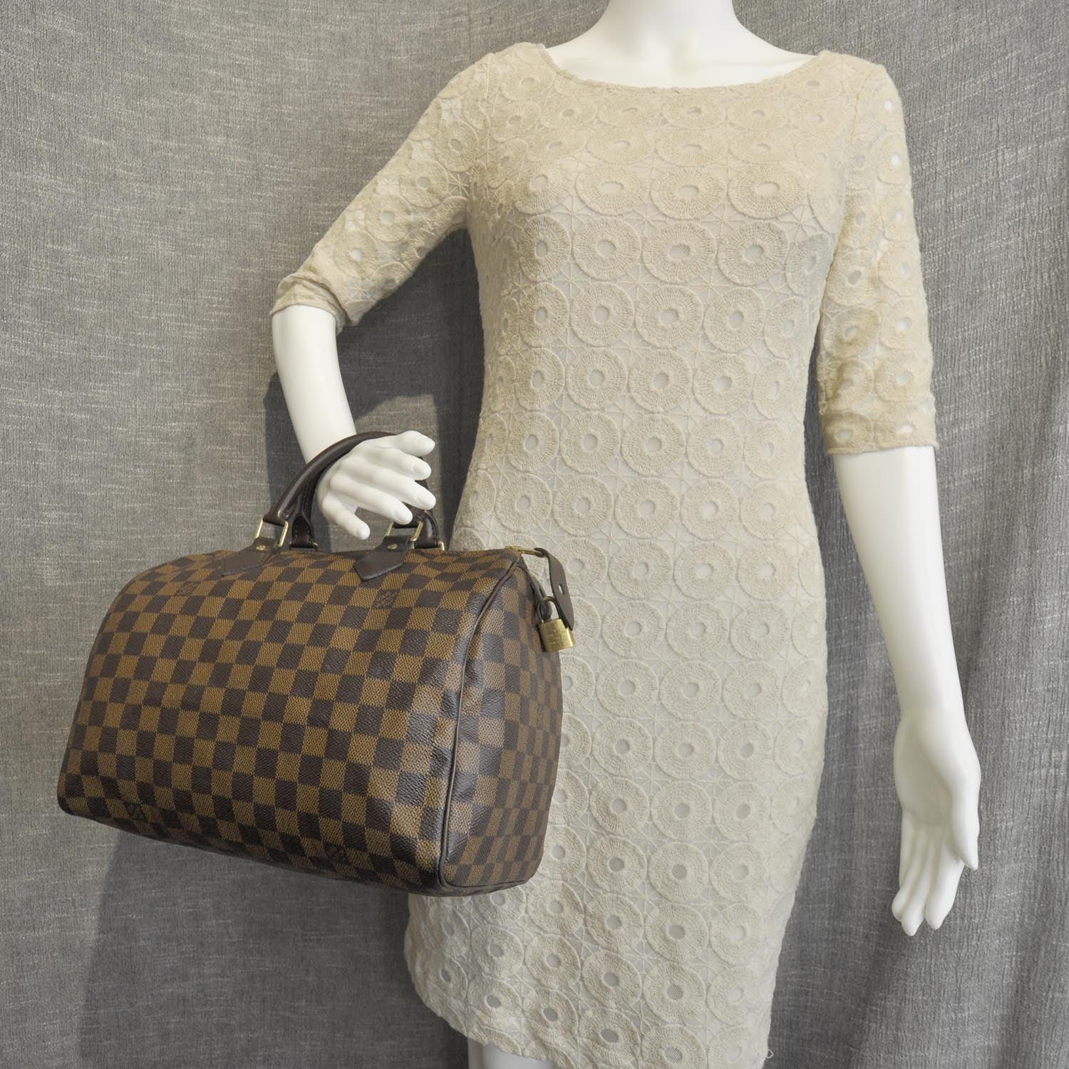 Louis Vuitton Damier Ebene Speedy 30 2 of 7