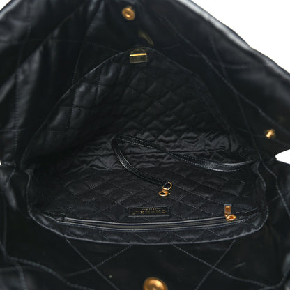 Chanel Shiny Calfskin Quilted Small Chanel 22 Black 6 of 11