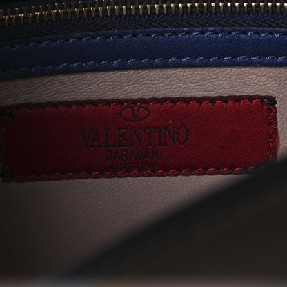 Valentino Garavani Nappa Rockstud Wristlet Clutch Blue 6 of 12