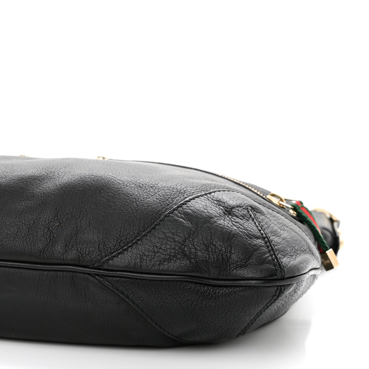 Calfskin Medium Capri Shoulder Bag Black